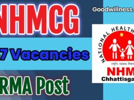 Chhattisgarh NHM Job Recruitment 2025: Apply Now 157 Rural Medical Assistant (RMA) Vacancy