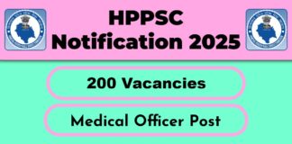 HPPSC Job Recruitment 2025: Apply for 200 Medical Officer Vacancy