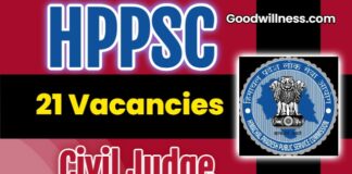 Himachal Pradesh PSC Job Recruitment 2025: Apply Now 21 Civil Judge Posts