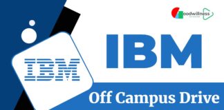 IBM Consultant Off Campus Job 2025