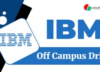 IBM Consultant Off Campus Job 2025