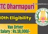ICTC Dharmapuri Job Recruitment 2025: Apply Now Mobile ICTC Van Driver Vacancy