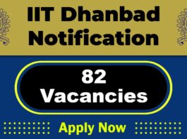 IIT Dhanbad Job Recruitment 2025: Apply Now 82 Assistant Professor, Associate Professor (Special Drive for SC/ST/OBC-NCL) Post