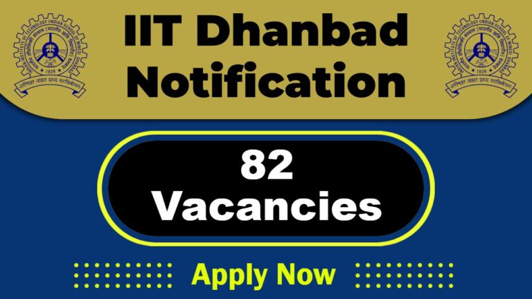 IIT Dhanbad Job Recruitment 2025: Apply Now 82 Assistant  Professor, Associate Professor (Special Drive for SC/ST/OBC-NCL) Post