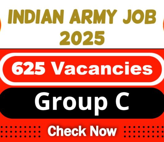 Indian Army Group C Recruitment 2025 | Indian Army Invites 625 CORPS OF ELECTRONICS AND MECHANICAL ENGG Vacancy