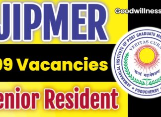 JIPMER Senior Resident Job Recruitment 2025: Apply Now 99 Senior Resident (Non-Academic) Post