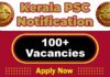 Kerala Public Service Commission Job 2025: Apply Online 100+ HSS Teacher, Woman PC Driver, Lab Technician Post