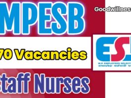 MP Employees Selection Board Job 2025: Apply Now 1170 Staff Nurses, Paramedical Staff Vacancy