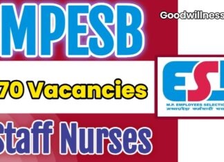 MP Employees Selection Board Job 2025: Apply Now 1170 Staff Nurses, Paramedical Staff Vacancy