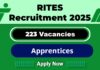 RITES Job Recruitment 2025: Apply Now 223 graduates, diploma And ITI Apprentice Post