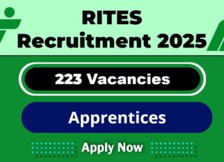 RITES Job Recruitment 2025: Apply Now 223 graduates, diploma And ITI Apprentice Post