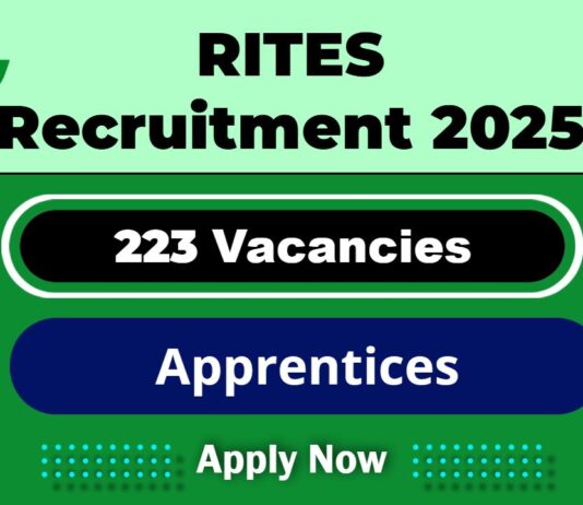 RITES Job Recruitment 2025: Apply Now 223 graduates, diploma And ITI Apprentice Post