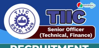 TIIC Job Recruitment 2025: Apply Now for Senior Officer Posts