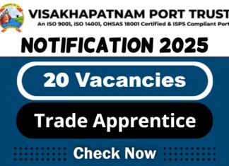 Visakhapatnam Port Job Recruitment 2025: Apply Now Trade Apprentice Vacancy