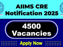 AIIMS CRE Job Recruitment 2025 | AIIMS Invites 4576 Group B C Non-Faculty Post, Common Recruitment Examination (CRE) 2025