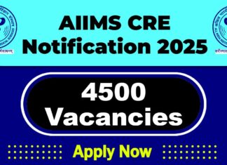 AIIMS CRE Job Recruitment 2025 | AIIMS Invites 4576 Group B C Non-Faculty Post, Common Recruitment Examination (CRE) 2025