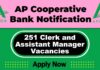Andhra Pradesh Cooperative Bank (APCOB) Job 2025 | APCOB Invites 251 Clerk and Assistant Manager Post