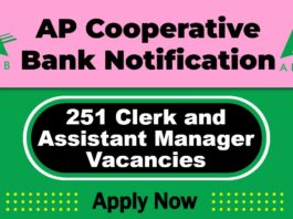 Andhra Pradesh Cooperative Bank (APCOB) Job 2025 | APCOB Invites 251 Clerk and Assistant Manager Post