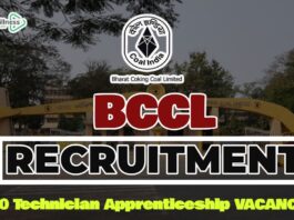 BCCL JOB Recruitment 2025 | BCCL Invites 30 Technician Apprenticeship Vacancy, Apply Now