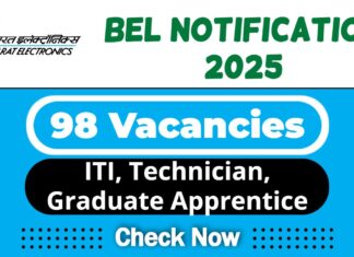 BEL Apprentice Job Recruitment 2025 | BEL Invites 98 ITI, Technician, Graduate Apprentice Vacancy, Apply Now