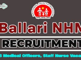 Ballari NHM Job Recruitment 2025 | Apply Now 48 Medical Officers, Staff Nurse Vacancy