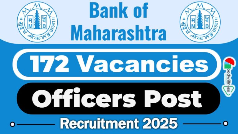 Bank of Maharashtra Recruitment 2025 | Officers in Scale II, III, IV, V, VI & VII Post, Salary Up to Rs.1,20,000/-