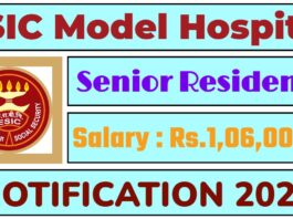 ESIC Jammu Recruitment 2025 | Notification For Senior Residents Vacancies, Apply Now