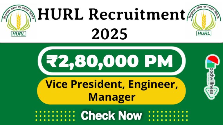 HURL Job Recruitment 2025 | HURL Invite 55 Vice President, Engineer Vacancy, Check Now