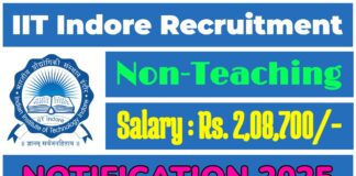 IIT Indore Job Recruitment 2025 | IIT Indore Invites 12 Non-Teaching Vacancies, Apply Now