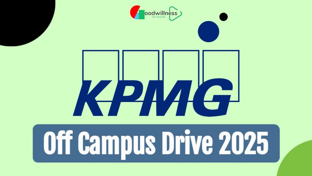 KPMG Off Campus 2025 | Apply Online Executive Post, Hiring Freshers | Salary- up to 10 LPA 1 KPMG Off Campus 2025