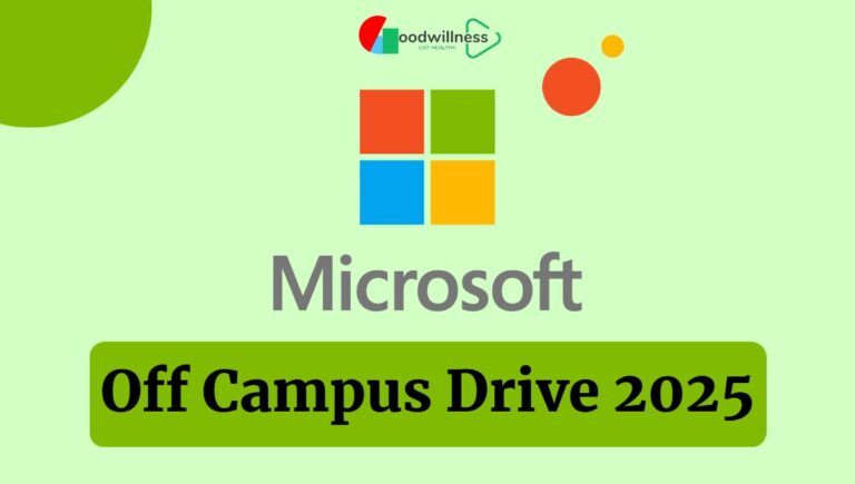 Microsoft Software Engineer Off Campus 2025 | Apply Online Now Salary Up to 12 LPA