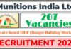 Munitions India Ltd Recruitment 2025 | Apply 207 Tenure based DBW (Danger Building Worker) Vacancy