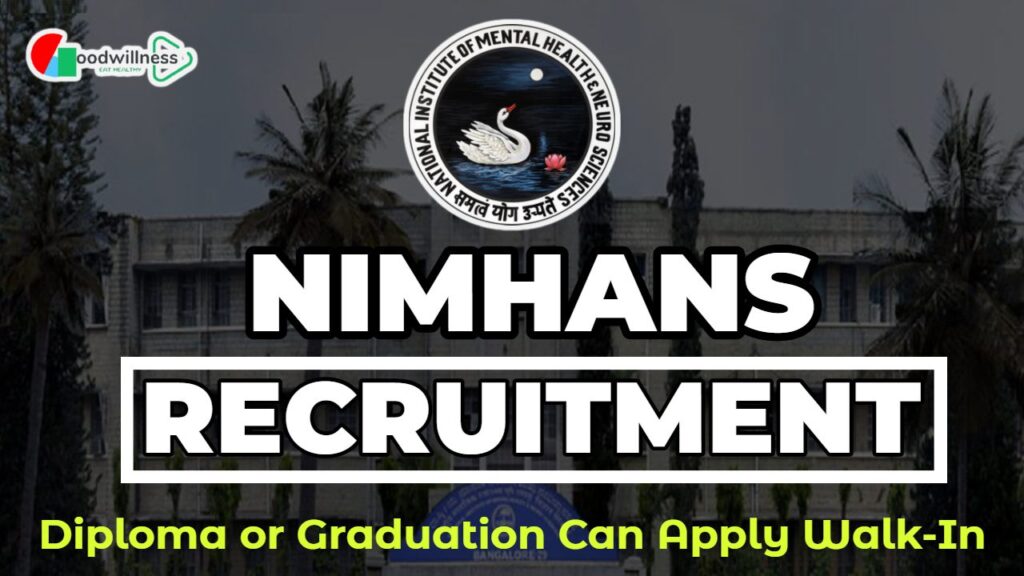 NIMHANS Job Recruitment 2025