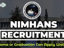 NIMHANS Job Recruitment 2025 | NIMHANS Invites Project Technical Support – II Post, Apply Walk-In