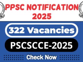 PPSC Job Recruitment 2025 | PPSC Invites 322 Punjab State Civil Services Combined Competitive Examination-2025 (PSCSCCE-2025) Post