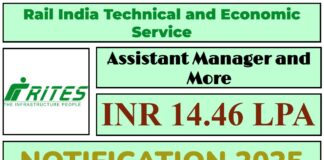 RITES Finance Recruitment 2025 | RITES Invites 32 Assistant Manager and More Post, Check Notice