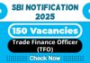 SBI TFO Job Recruitment 2025 | SBI Invites 150 Trade Finance Officer (TFO) Vacancy, Apply Now
