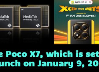 The Poco X7, which is set to launch on January 9, 2025
