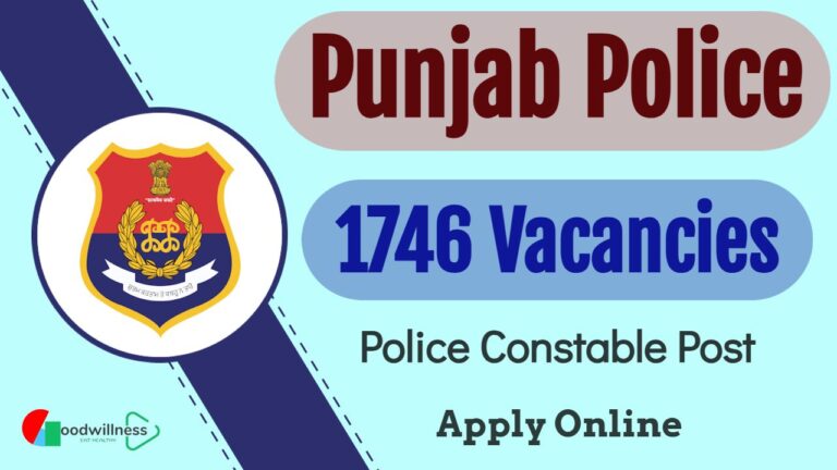 Punjab Police Recruitment 2025 | 1746 Police Constable Short Notice Out, Check Now