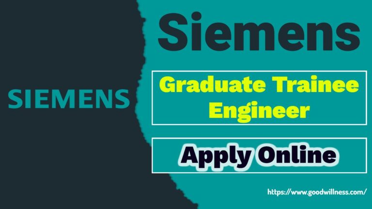 Siemens Recruitment 2025 | Hiring for Freshers as Graduate Trainee Engineer Role, Apply Online