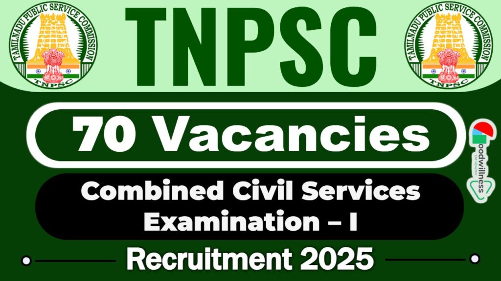 TNPSC Group 1 Recruitment 2025
