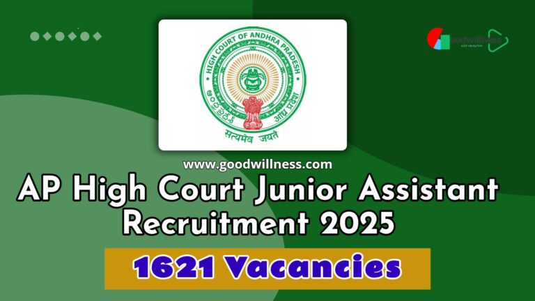 AP High Court Junior Assistant Recruitment 2025 | 1621 Typist, Office ...