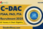 C DAC Group A Recruitment 2025
