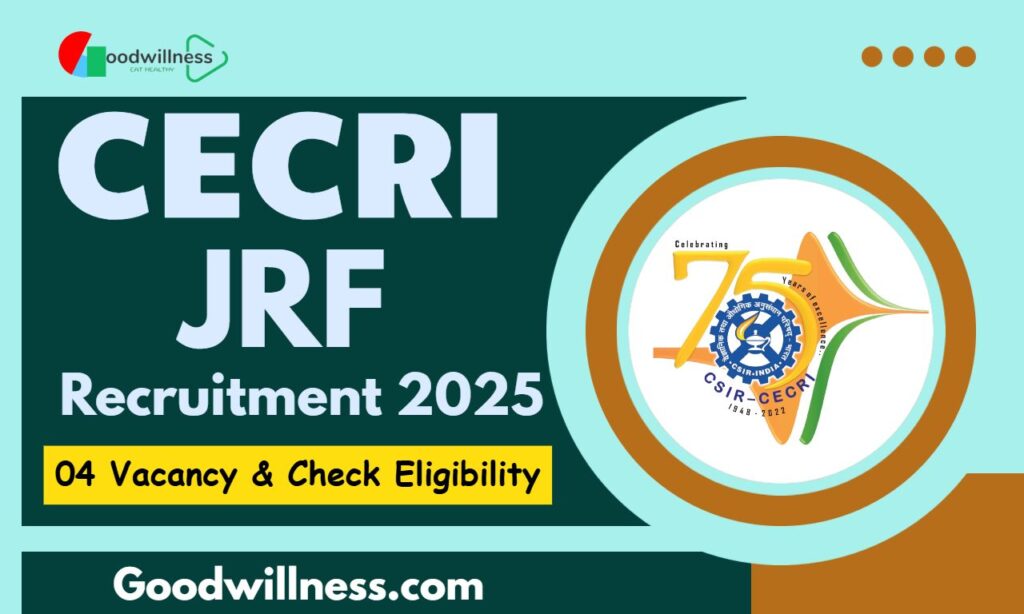 CECRI Chennai JRF Recruitment 2025