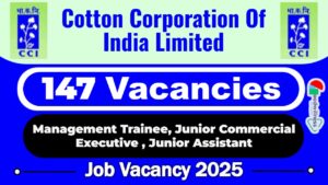 Cotton Corporation Of India Recruitment 2025