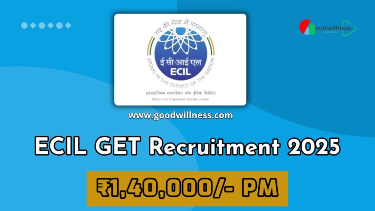 ECIL GET Recruitment 2025 | 80 Graduate Engineer Trainee (GET) Vacancy