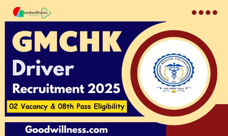 Govt Medical College Krishnagiri Recruitment 2025 | 02 Driver Vacancy, Pay Up to Rs.19500-71900/-