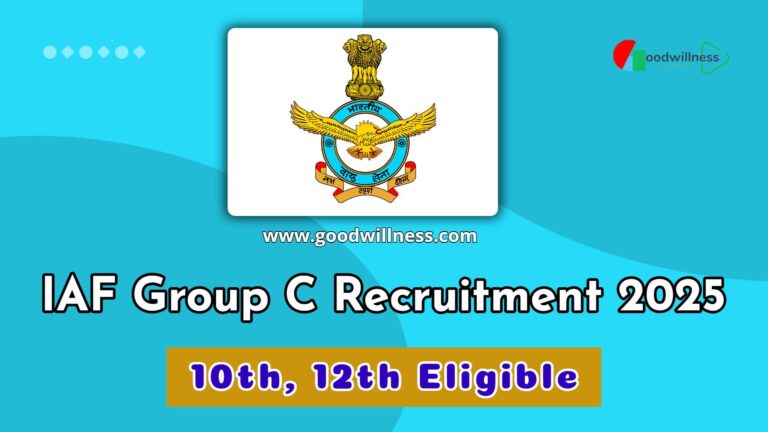 IAF Group C Recruitment 2025 | 182 LDC, Hindi Typist, Driver Vacancy