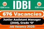 IDBI Bank JAM Recruitment 2025