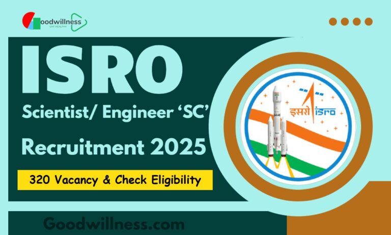 ISRO ICRB Recruitment 2025 – 320 Scientist/ Engineer ‘SC’ Vacancy, Apply Online
